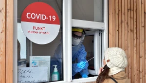 Punkt testowania na obecność koronawirusa 