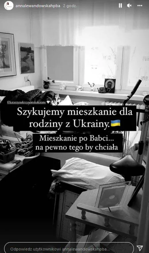 Anna Lewandowska aktywnie włączyła się w pomoc Ukrainie Anna Lewandowska aktywnie włączyła się w pomoc Ukrainie