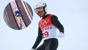 Chwile grozy na Holmenkollen. Ruszył z belki, zapomniał o wiązaniach