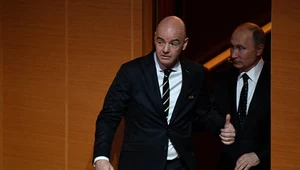 Gianni Infantino, szef FIFA, uznawany jest za przyjaciela Władimira Putina