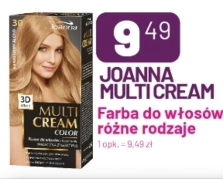 Joanna Multi Cream Color Farba do włosów karmelowy blond 30