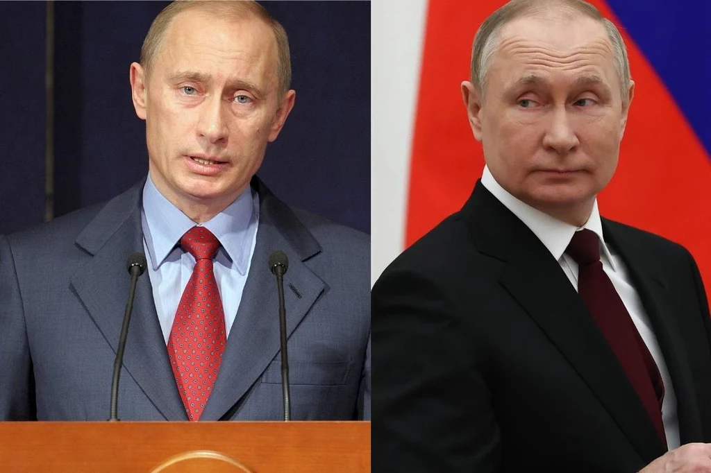 Szczupła twarz Władimira Putina nabrała kształtów, stała się szersza, pełniejsza i pulchniejsza