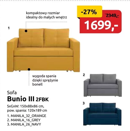 Sofa Black Red White