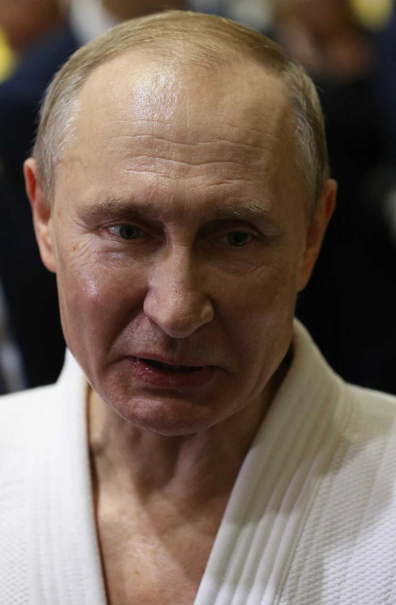 Władimir Putin na zawodach w judo Władimir Putin na zawodach w judo