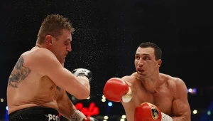 Mariusz Wach i Władimir Kliczko