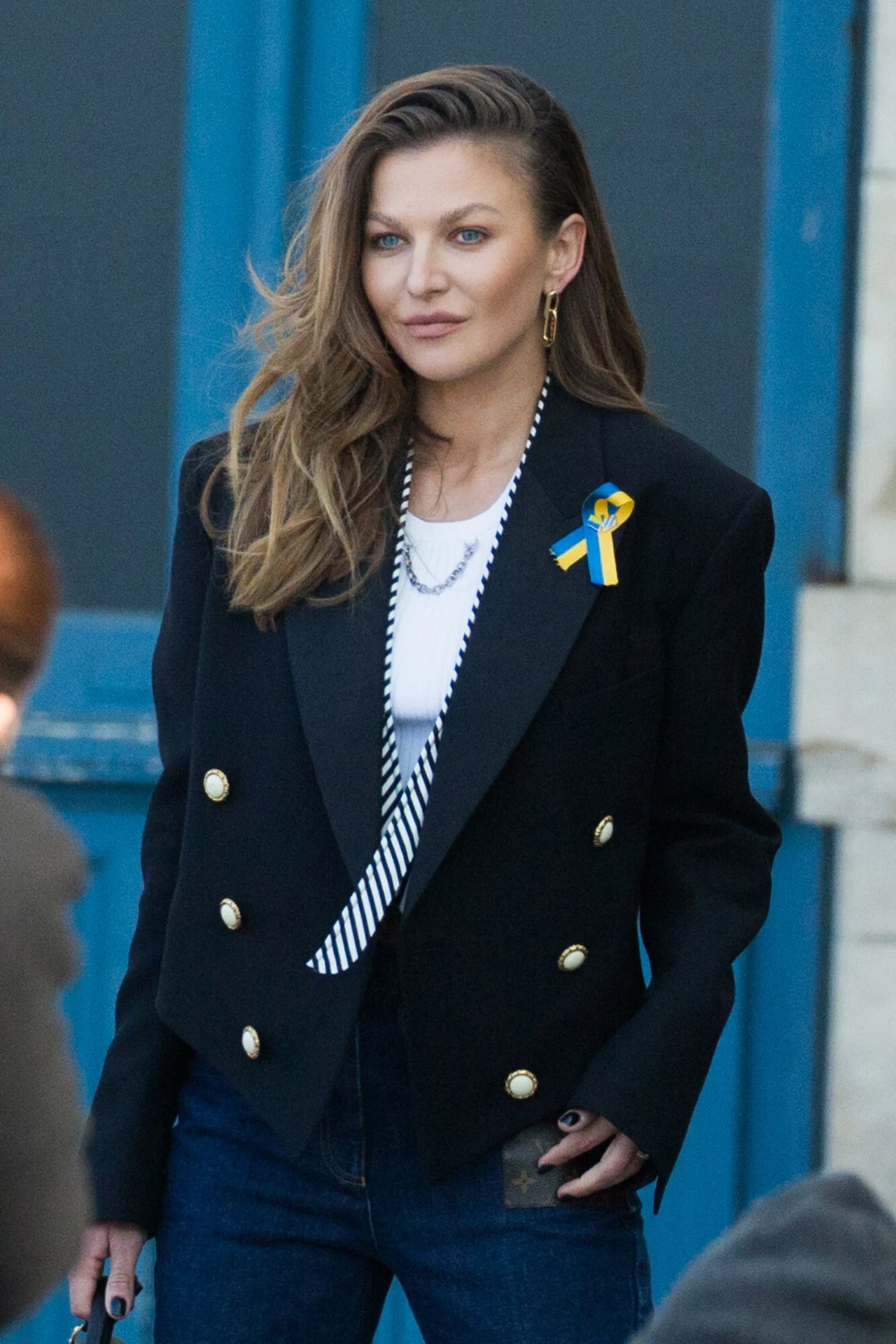 Anna Lewandowska na pokazie Louis Vuitton w Paryżu