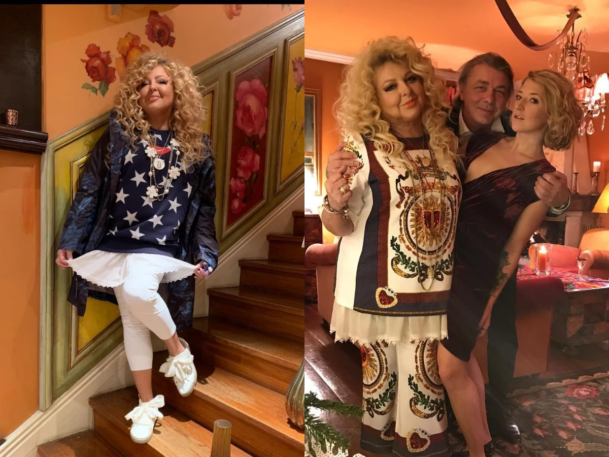 Wnętrze jest otulone pomarańczowym kolorem