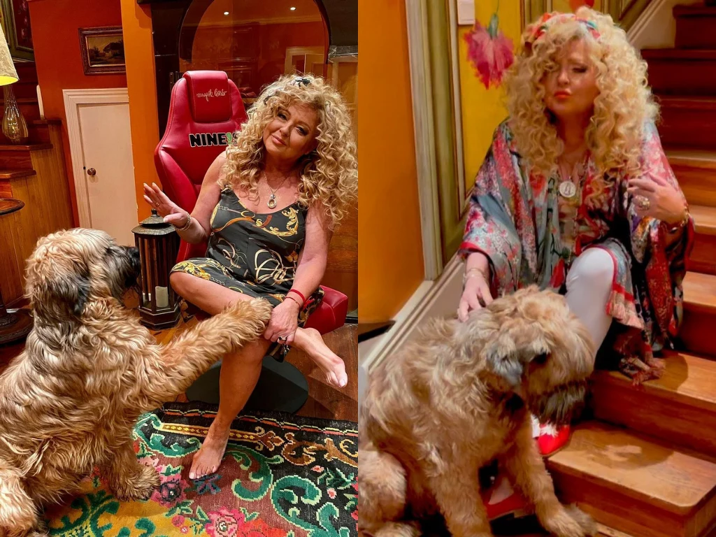 Magda Gessler ze swoim ukochanym psem