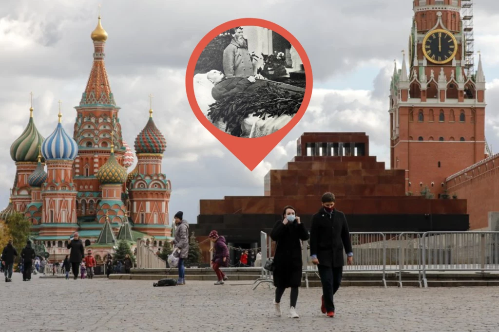 Mauzoleum Lenina jest ważnym miejscem na mapie Moskwy