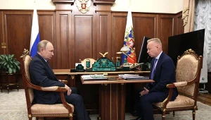 Władimir Putin i Dmitrij Mazepin