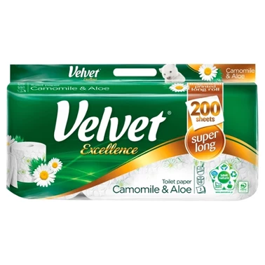 Velvet Camomile & Aloe Papier toaletowy 10 rolek - 4