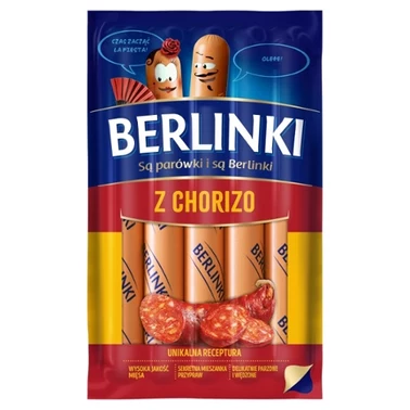 Berlinki Kiełbasa z Chorizo 250 g - 0