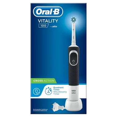 Oral-B Vitality 100 Szczoteczka elektryczna stworzona w technologii Braun, czarna - 10