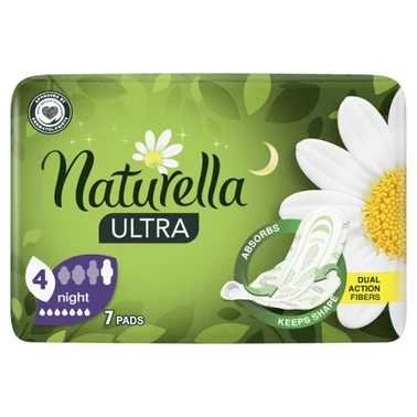 Naturella Ultra Night Rozmiar 4 Podpaski ze skrzydełkami × 7 - 3