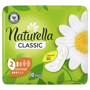 Naturella Classic Normal Plus Rozmiar 2 Podpaski ze skrzydełkami × 10 - 1