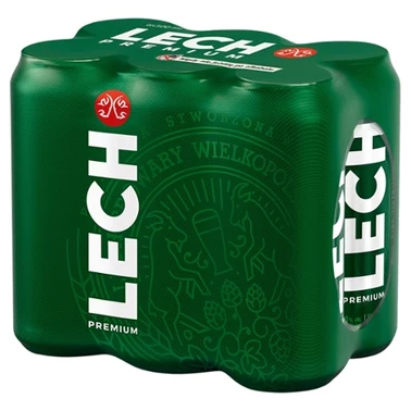 Lech Premium Piwo jasne 6 x 500 ml - 3