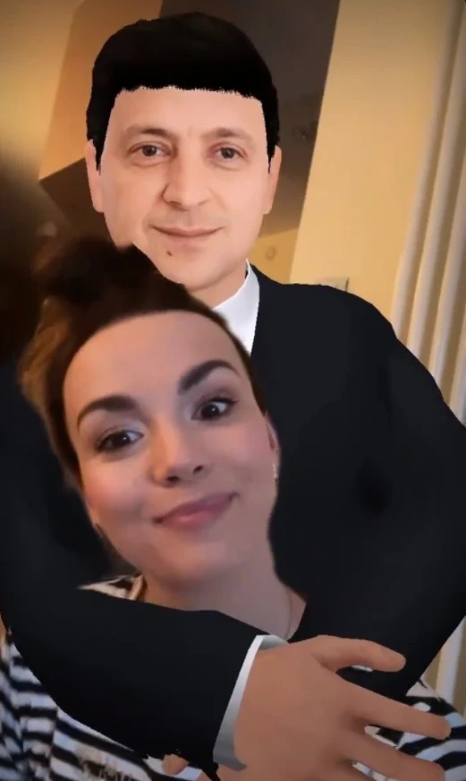 Paulina Krupińska i Wołodymir Zełenski / Instagram @pkrupinska