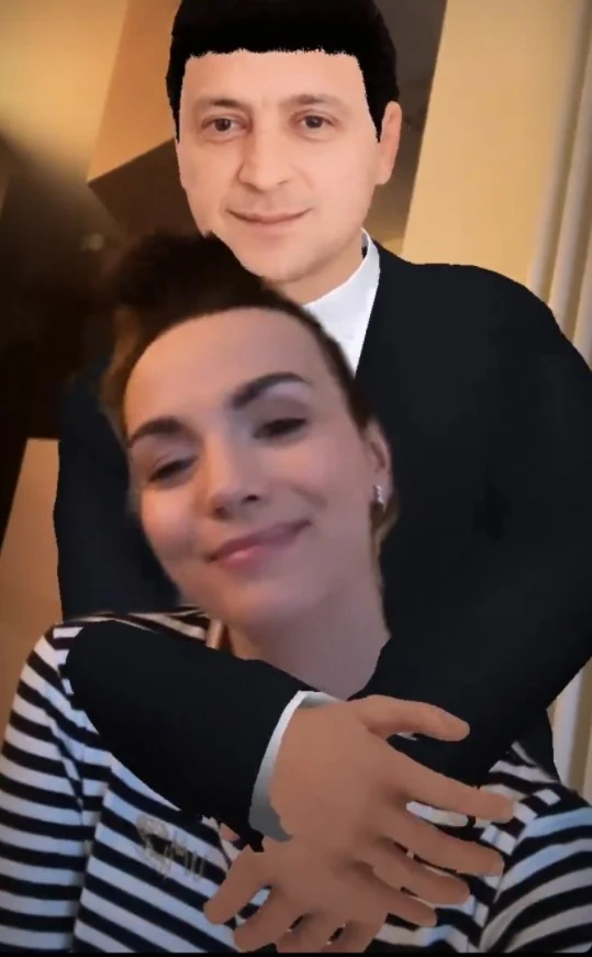 Paulina Krupińska i Wołodymir Zełenski / Instagram @pkrupinska