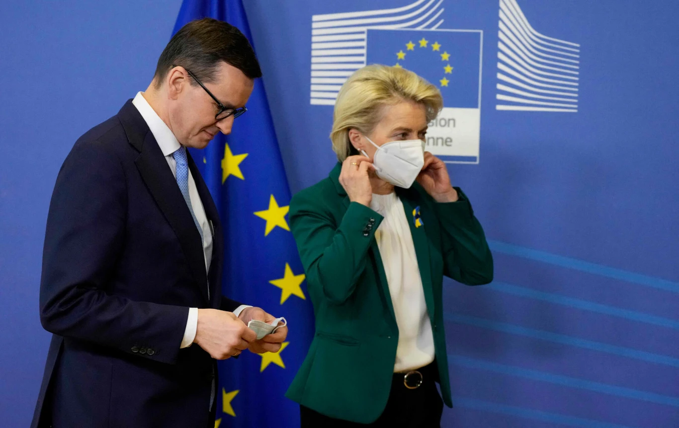 Mateusz Morawiecki i Ursula von der Leyen