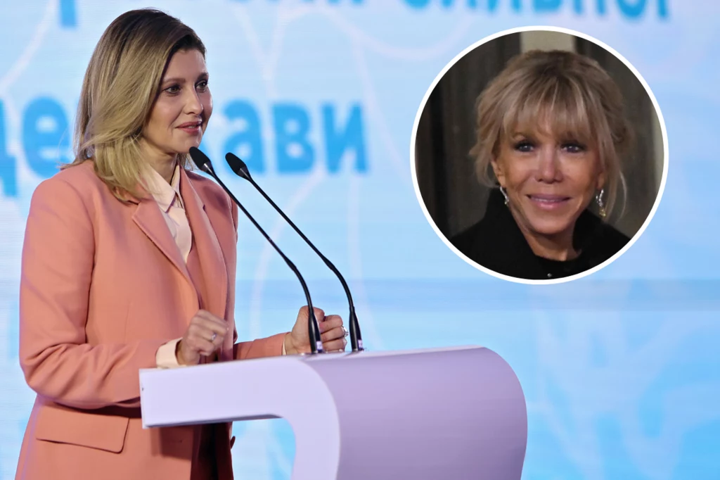 Ołena Zełenska podziękowała Brigitte Macron