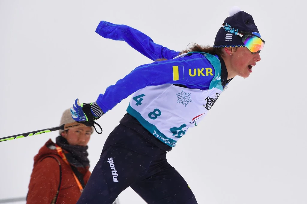 Iryna Bui podczas Zimowych Igrzysk Paraolimpijskich Pekin 2022 Iryna Bui podczas Zimowych Igrzysk Paraolimpijskich Pekin 2022