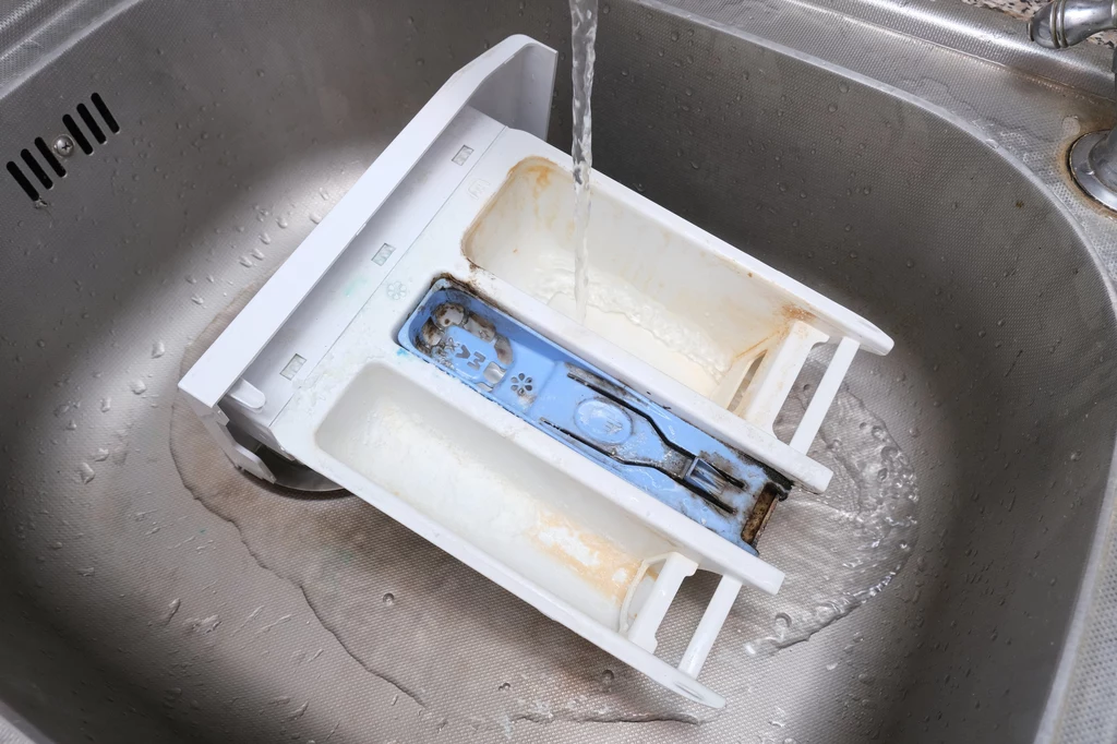 Pleśń z pralki możesz usunąć za pomocą octu lub sody oczyszczonej