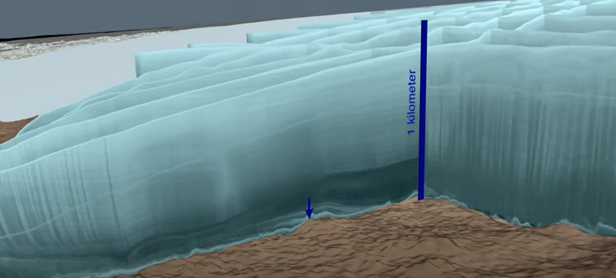 Krater. Źródło: NASA Goddard