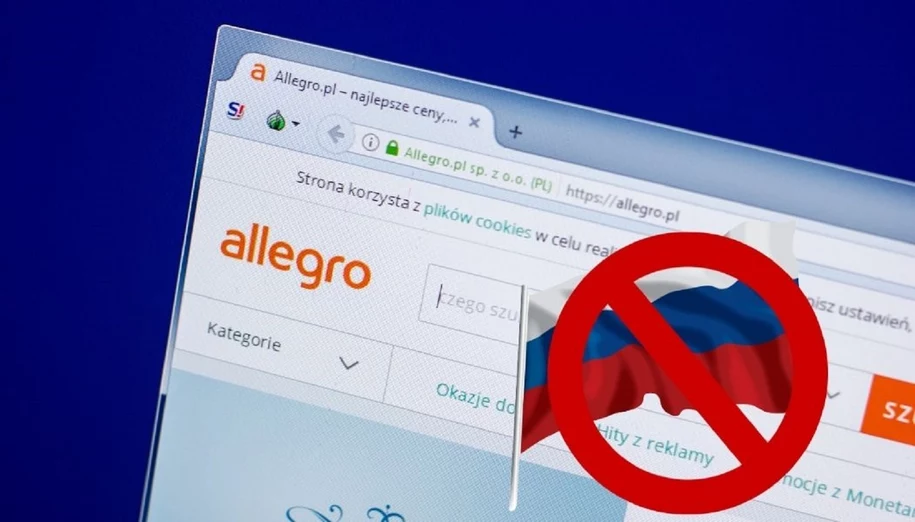 Allegro nie sprzeda produktów z Rosji.