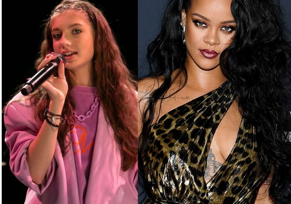 Viki Gabor jako Rihanna