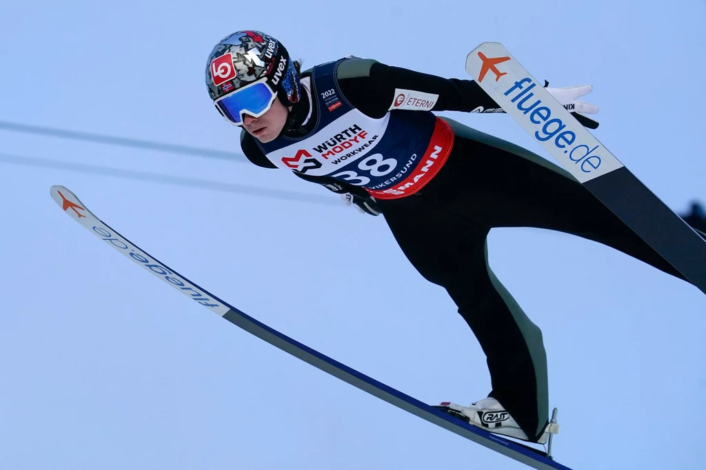 Marius Lindvik w Vikersund Marius Lindvik w Vikersund