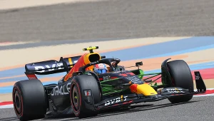 Sergio Perez podczas testów w Bahrajnie