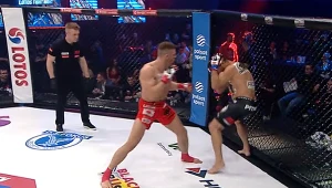 Robert Bryczek (z lewej) ekspresowo znokautował Robsona Silasa