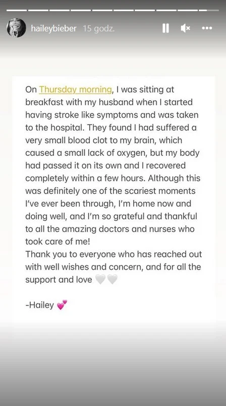 Hailey Bieber opowiedziała, co się z nią działo