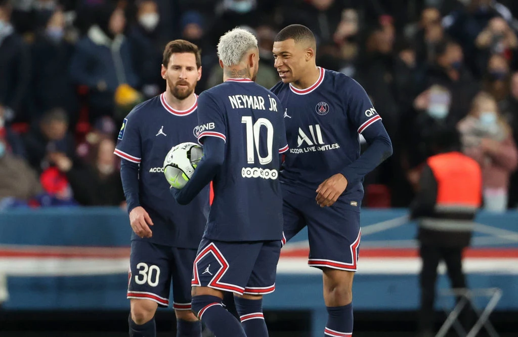 Lionel Messi, Neymar, Kylian Mbappe