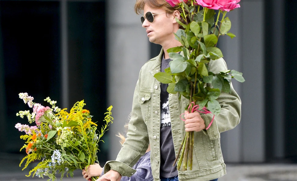 Marcin Hakiel z córką Marcin Hakiel z córką