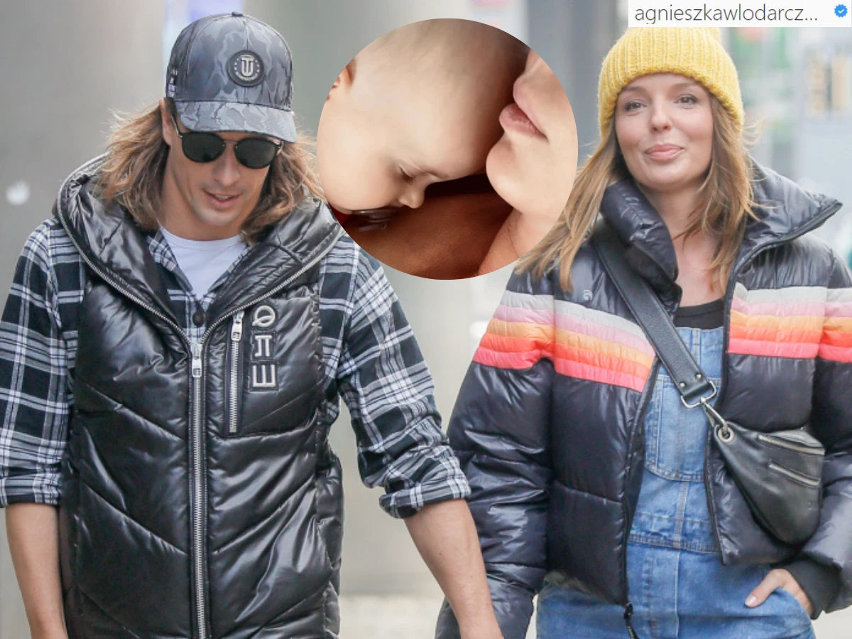 Agnieszka Włodarczyk i jej partner Agnieszka Włodarczyk i jej partner