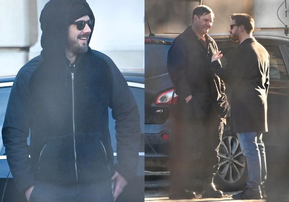 Antek Królikowski i Tomasz Karolak na planie filmu "Porady na zdrady" Antek Królikowski i Tomasz Karolak na planie filmu "Porady na zdrady"