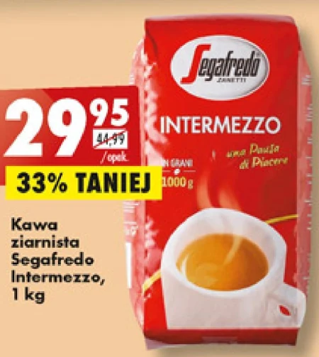 Segafredo Zanetti Intermezzo Kawa palona ziarnista 1000 g
