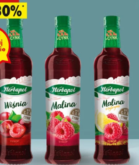 Herbapol Suplement diety malina z melisą 420 ml