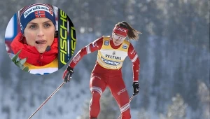 Natalia Niepriajewa i Therese Johaug/ Źródło: AFP, Newspix
