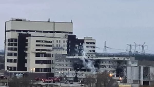 Teren elektrowni jądrowej w Zaporożu
