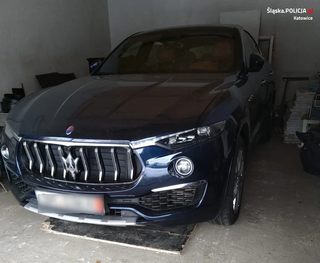 Jednym z dwóch odzyskanych pojazdów było warte przeszło 550 tys. zł luksusowe Maserati Levante