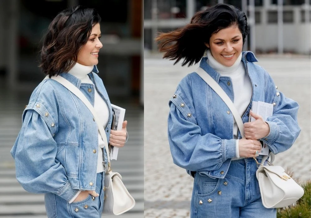 Kasia Cichopek wychodzi ze studia "Pytanie na śniadanie"