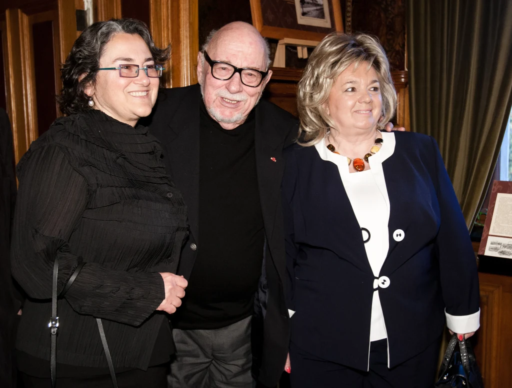 Joanna Hoffman z ojcem Jerzym Hoffmanem Joanna Hoffman z ojcem Jerzym Hoffmanem