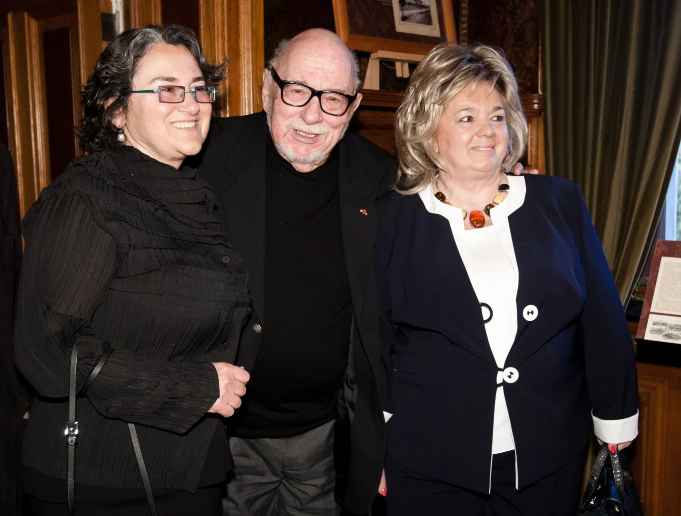 Joanna Hoffman z ojcem Jerzym Hoffmanem Joanna Hoffman z ojcem Jerzym Hoffmanem