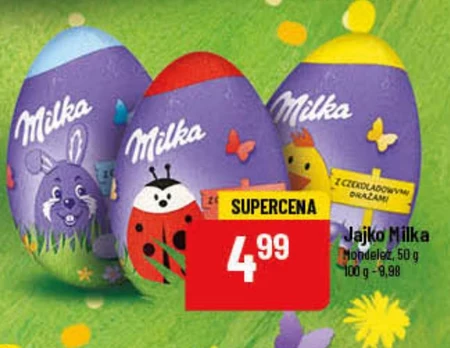 Milka Czekoladowe jajko z drażami czekoladowymi 50 g