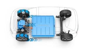 Płyta podłogowa MEB to uniwersalne rozwiązanie umożliwiające zastosowanie jednego lub dwóch silników elektrycznych i budowę pojazdów różnej wielkości