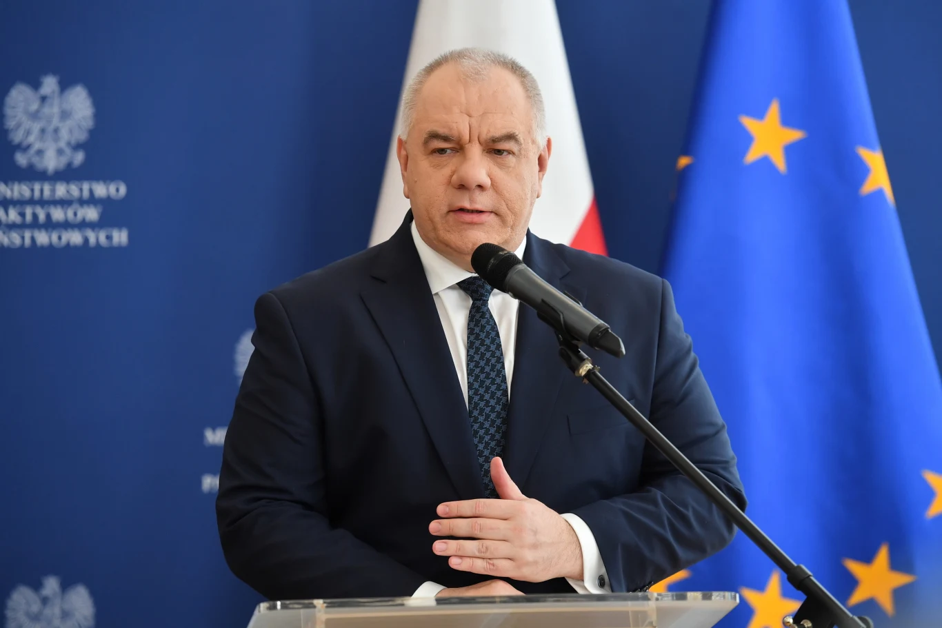 Wicepremier i minister aktywów państwowych Jacek Sasin Wicepremier i minister aktywów państwowych Jacek Sasin