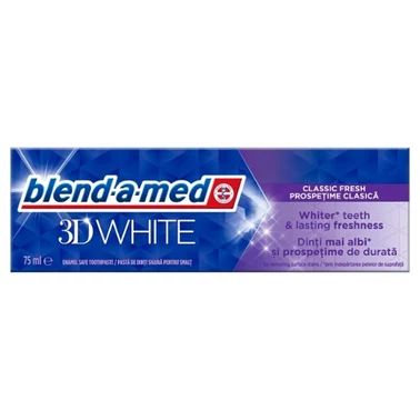 Blend-a-med 3D White Pasta do zębów 75ml - 4