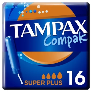 Tampax Compak Super Plus Tampony z aplikatorem, x16 - 5